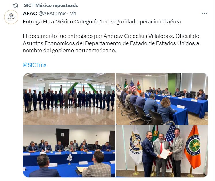 seguridad aérea México